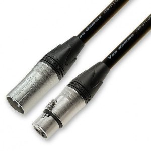 Van Damme Smart Control 1 pair DMX Cable Neutrik 3 Pole XLR Male to Female