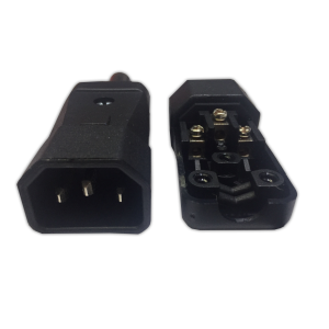 Kaiser 749 IEC C14 10a Male Easy Wire