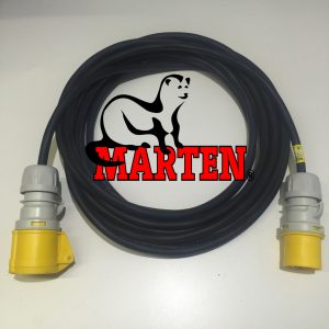 Marten® PCE 110V 16a Extension Cable Lead HO7RN-F Rubber