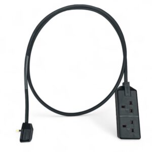 Marten 13a Plug to 2 Gang 1.5mm HO7RN-F Rubber Cable