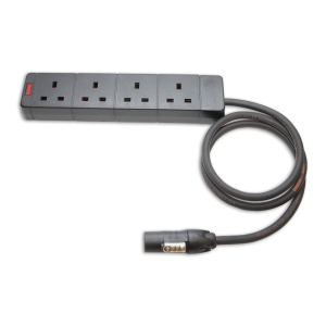 Marten® Neutrik PowerCON True1 NAC3MX-W-TOP to 4 Gang 1.5mm HO7RN-F Rubber Cable