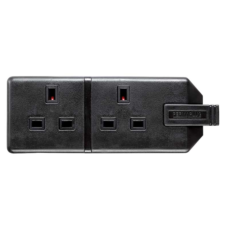 Permaplug 2 Gang 13a Socket ELS132B - Image 2