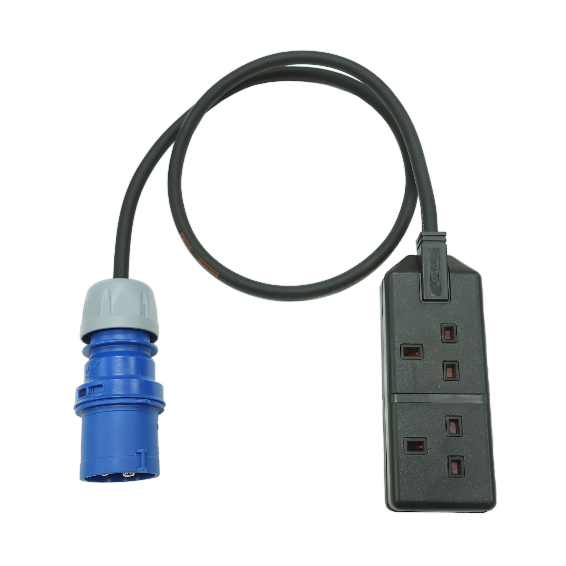 Marten 230v PCE 16a to 2 Gang 1.5mm HO7RN-F Rubber Cable