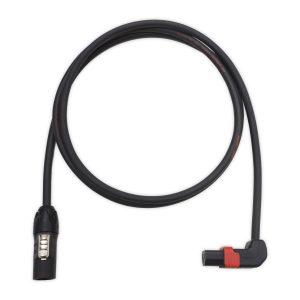 Neutrik True1 NAC3M-TRUE1-S to IEC C13 Lock Up/Down H07RN-F 3 Core 1.0mm² Rubber Cable