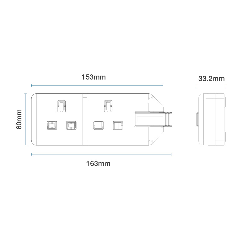 Permaplug 2 Gang 13a Socket ELS132B - Image 5