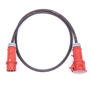 PowerTOP Xtra Plug IP54 32A 5p to PowerTOP Xtra Connector IP54 32A 5p 6mm 5 Core HO7RN-F