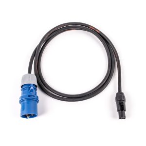 230v 16a PCE Blue to Seetronic SAC3FX-08(05) Power Twist TR1 1.5mm HO7RN-F Rubber Cable