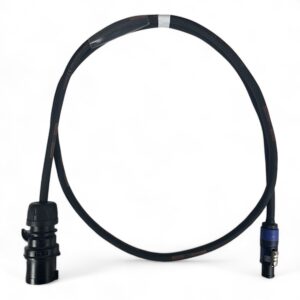 Marten® PCE Midnight Black 16a Plug to NAC3FXXA-W-L 2.5mm HO7RN-F