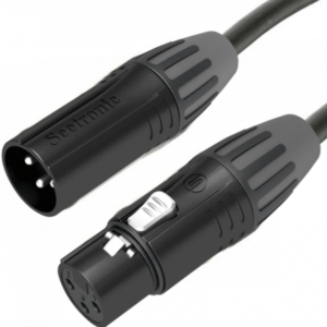Seetronic 3 Pin Male SCMM3-B to Seetronic 3 Pin Female SCM35-B Smart Control DMX 1 pair cable