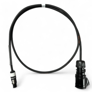 Neutrik PowerCON NAC3FXXB-W-S to PCE 230v 16a Black Connector