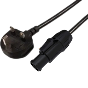 13A Plug to Seetronic SAC3FX (TR1) – Locking Power Cable - 3m, 5m or 10m