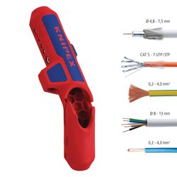KNIPEX 16 95 01 SB ErgoStrip®️ Universal Stripping Tool - Image 3